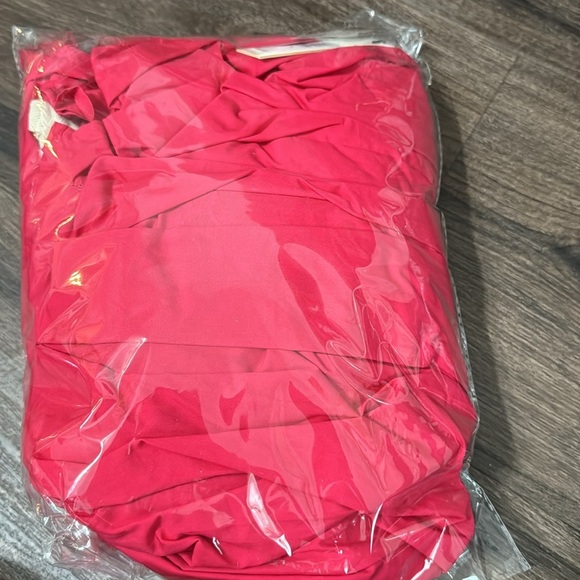 NWT! Banana Republic Coral Gem Cotton Poplin Open-Back Maxi Dress - Multiple 🦋 - Picture 10 of 10